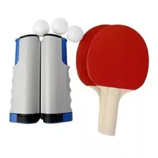 Set De Ping Pong Transportable. Paleta + Pelota + Malla