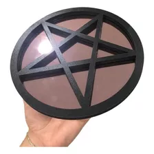 Espelho Pentagrama Esotérico Decorativo 20cm Cor Da Moldura Rose