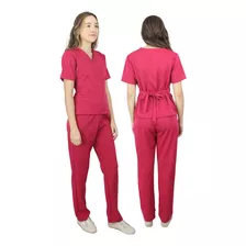 Conj Pijama Cirúrgico Feminino Scrub C/elastano Acinturado