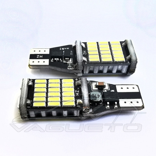 Par De Focos Led Canbus T15 Para Reversa | Kia Rio 2018-2021 Foto 2