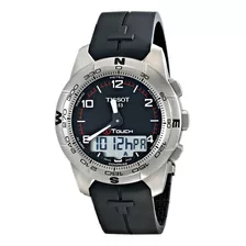 Reloj Tissot T-touch Ii Titanio Cristal De Zafiro Nuevo 43mm