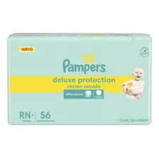 Pañales Pampers Deluxe Protection Rn+ X 56 Unidades