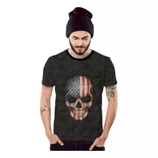 Camisa Camiseta American Skull Caveira Americana