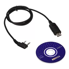 Cable Usb Baofeng De Programación Para Radio Uv-5r +cd W01