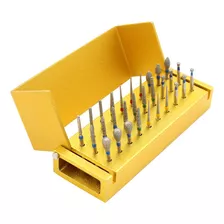 Kit Broqueiro + 30 Brocas Diamantadas Odontológicas