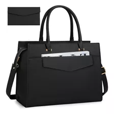 Laptop Bag For Women 15.6 Inch Leather Tote Bag 2pcs Se...
