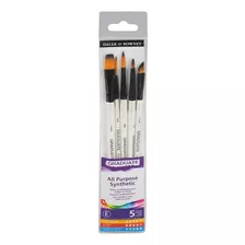 Pinceles Daler Rowney Técnicas Húmedas 5uni Para Acrilico