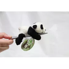 Mini Ursinho Urso De 12cm Panda Pelúcia Imã De Geladeira