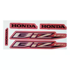 Kit Adesivo Jogo Faixas Honda Biz 125 2014 Es Rosa Cor Rosa