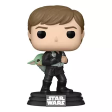 Figura De Accion Luke Sywalker & Grugo 583 Star Wars Funko Pop 