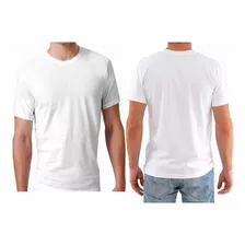 Kit 30 Camiseta Branca Basica Gola Redonda Atacado 