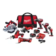 18v Lithium-ion Cordless 7 Tool Combo2 Batteries Charger Bag