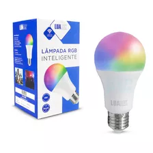 Lâmpada Inteligente Google Alexa Wifi 9w Rgb Colorida