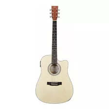 Guitarra Electro Acustica Sx Sd304tce Thin Body Natural