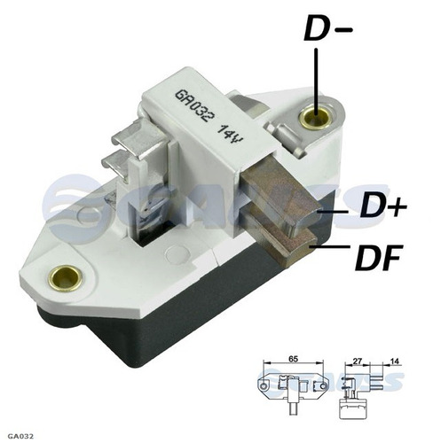 Foto de Regulador Gauss Fiat Premio 12v 75amp