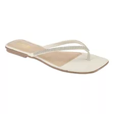 Sandália Rasteira Feminina Confortável Flat Sapato Leve Moda