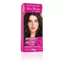 Kit Tintura Alfaparf Alta Moda É Colore Pigmentos Micronizados Concentrados Tom 5 Castanho Claro