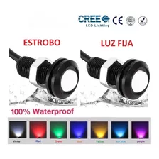 Ojo De Aguila Dual Estrobo Drl Led Auto Moto Lupa Freno Stop