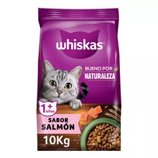 Whiskas Alimento Seco Gato Bueno Por Naturaleza Salmón 10kg
