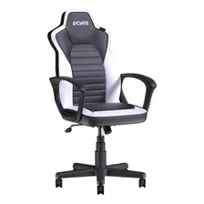 Cadeira Gamer Escritório - Mad Racer Sti Turbo - Pcyes Cor Branco Material Do Estofamento Malha De Poliuretano Acolchoada