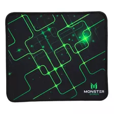 Mouse Pad Gamer Monster Games Start 23x20cm Pa346 Color Negro