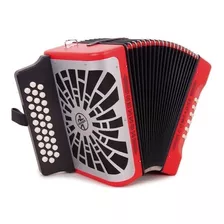 Acordeon Hohner Compadre''fa-s-m, 31 Bot Y 12 B, Rojo A48441