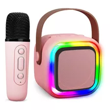 Mini Parlante Altavoces Música Y Karaoke Con Micrófono K-12 