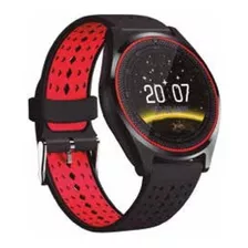 Reloj Smartwatch Touch Wireless Bt Rojo Dblue