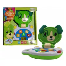 Brinquedo Para Bebe Piano Infantil Com Som Luz +06m Cachorro