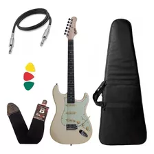 Kit Guitarra Memphis Mg30 + Capa Correia E Palhetas - Barato