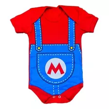 Body Bori Bodie Bebê Mario Super Mario Fantasia Mesversário