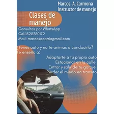 Clases De Manejo. 
