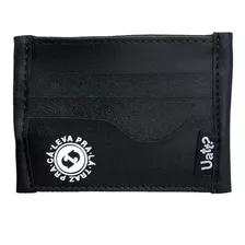 Carteira Masculina Slim Porta Cartão De Bolso Ícone - Uatt? Cor Preto