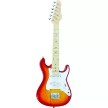 Guitarra Infantil Class Clk10 Mini Strato Cherry Sunburst 