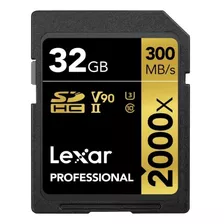 Memoria Lexar Professional 2000x 32gb Sdhc Uhs-ii 300mb/s