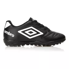 Chuteiras De Futebol Umbro Chuteira Class 2.2 Jr U07fb086 Cor Preto/branco Com Sola Tf Adequada Para Grama Sintética Sem Gênero Infantil 34 Br