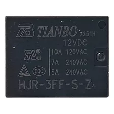 Kit10 Relés 12v 10a (hjr-3ff-s-z4/12vdc) Tianbo