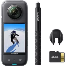 Kit De Insta360 X3 + Selfie Stick + Microsd 64gb + Tapa