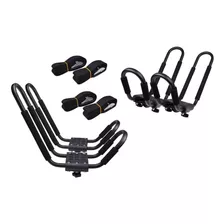 Tms® - 2 Pares De Barras J Hd Rack Para Kayak, Canoa, Lanc.