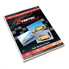 Papel Fotografico Evertec Matte A4 140gr Bifaz X1