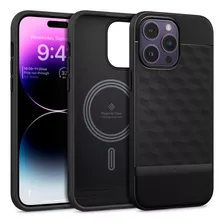 Funda Caseology Para iPhone 14 Pro Shockpr Mag Matte Black