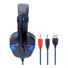 Fone De Ouvido Headset Gamer Soyto Sy 860 Com Led