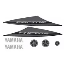 Jogo Kit Adesivos Ybr 125 Factor 2014 Preta - Lb10485