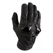 Guantes Icon Moto Hypersport Cortos Negro 