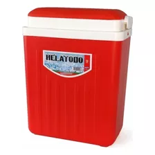 Heladera Conservadora Helatodo L12 10 Litros Porta Botellas Color Rojo