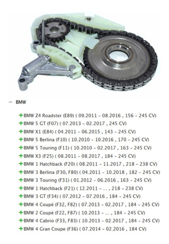 Kit Cadena Bomba Aceite Bmw Serie 1 F20-serie 3 F30 Foto 4