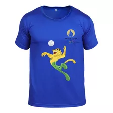 Camisa Camiseta Vôlei Brasil Feminino Masculino Olimpiadas