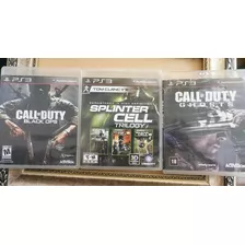 Slinter Cell Trilogy + Call Of Duty - Lote 3 Playstation 