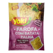 Farofa De Mandioca Com Batata Palha Yoki Pacote 200g