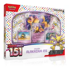 Pokémon Estampas Ilustradas 151 - Box Alakazam Ex